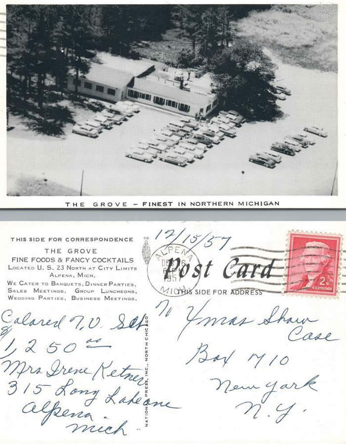 The Grove - Old Postcard (newer photo)